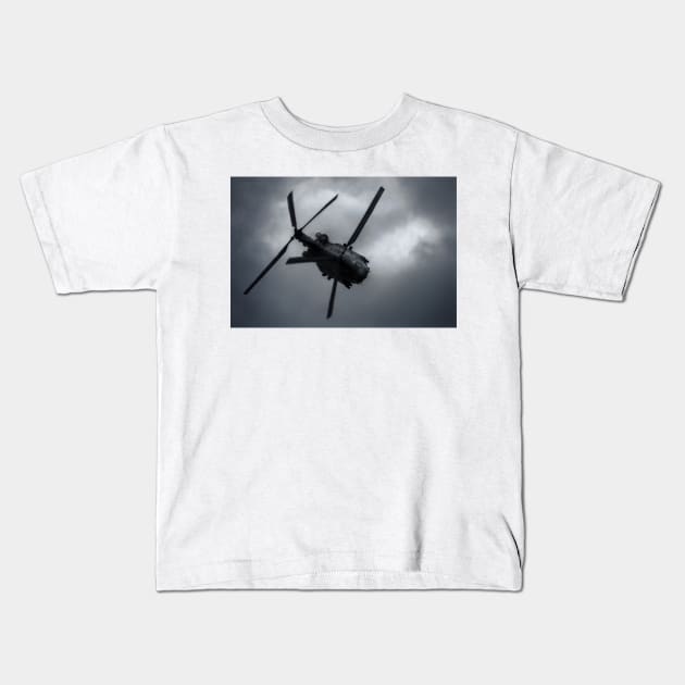 Chinook CH-47 Kids T-Shirt by Nigdaw